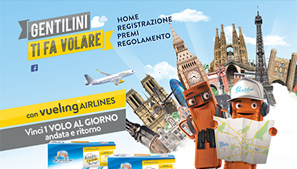 GENTILINI TI REGALA L'EUROPA CON VUELING AIRLINES