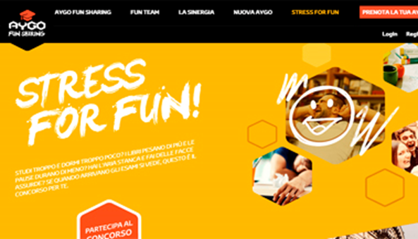 Concorso Toyota STRESS FOR FUN
