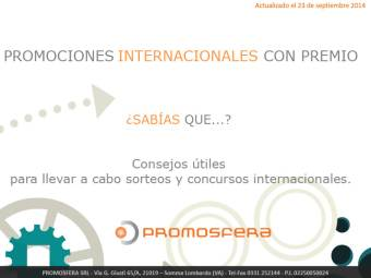 Promociones internacionales con premio - ¿Sabias que...? promosfera
