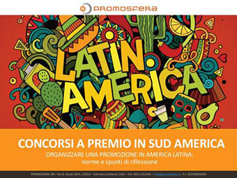 Concorsi a premio in Sud America presentazione promosfera
