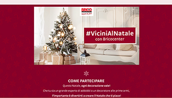 Concorso Instagram Bricocenter VICINI AL NATALE