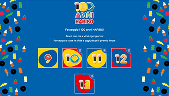 CONCORSO HARIBO 100 GIOCA CON NOI 