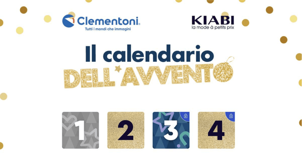 CALENDARIO DELL'AVVENTO KIABI E CLEMENTONI