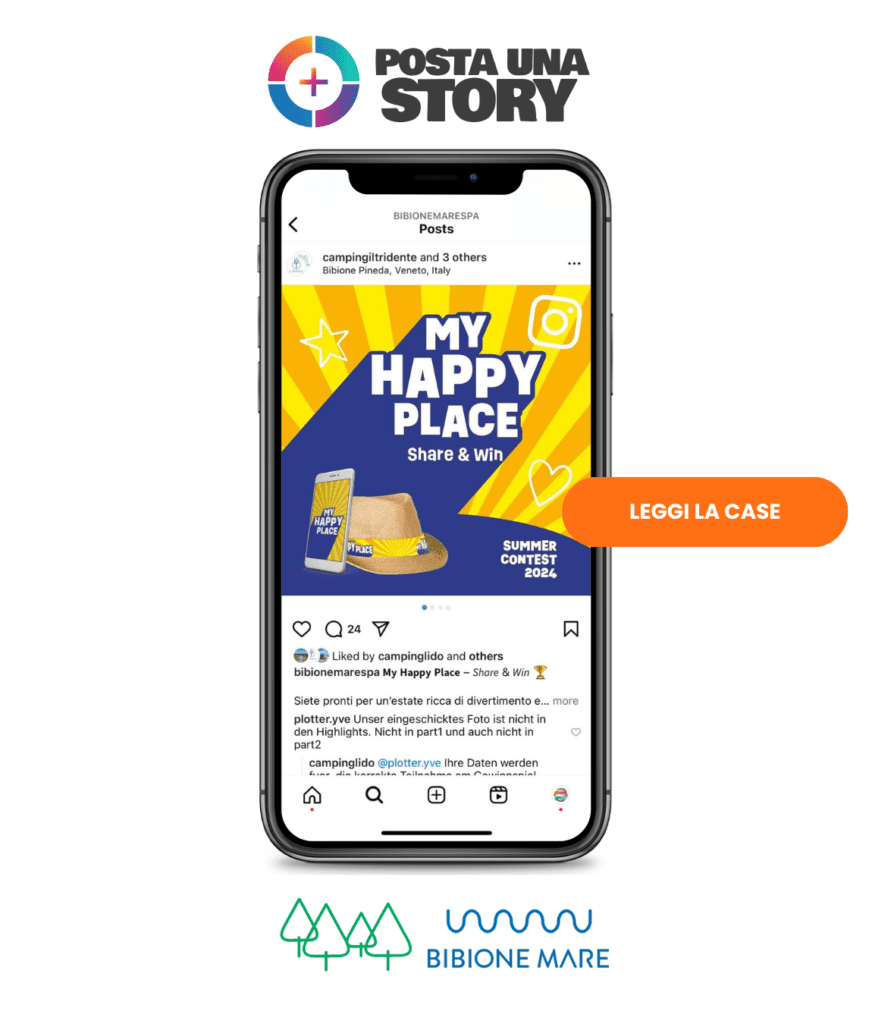 promosfera posta una story case bibione mare