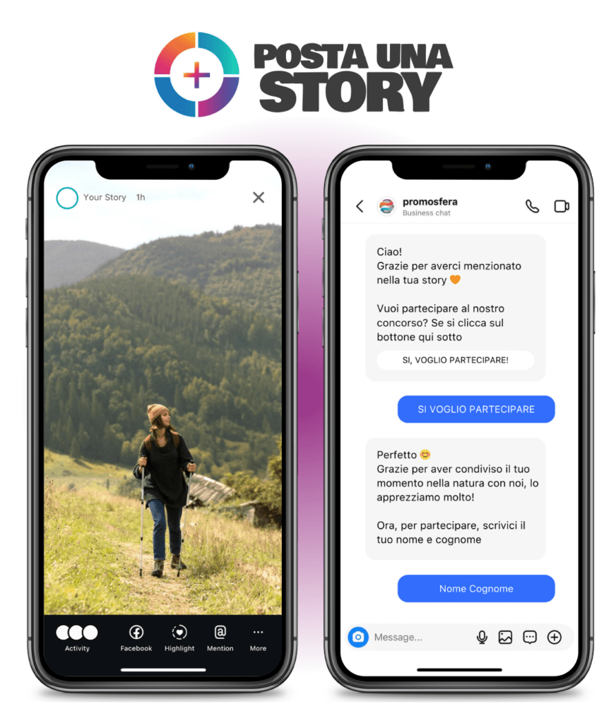 promosfera posta una story