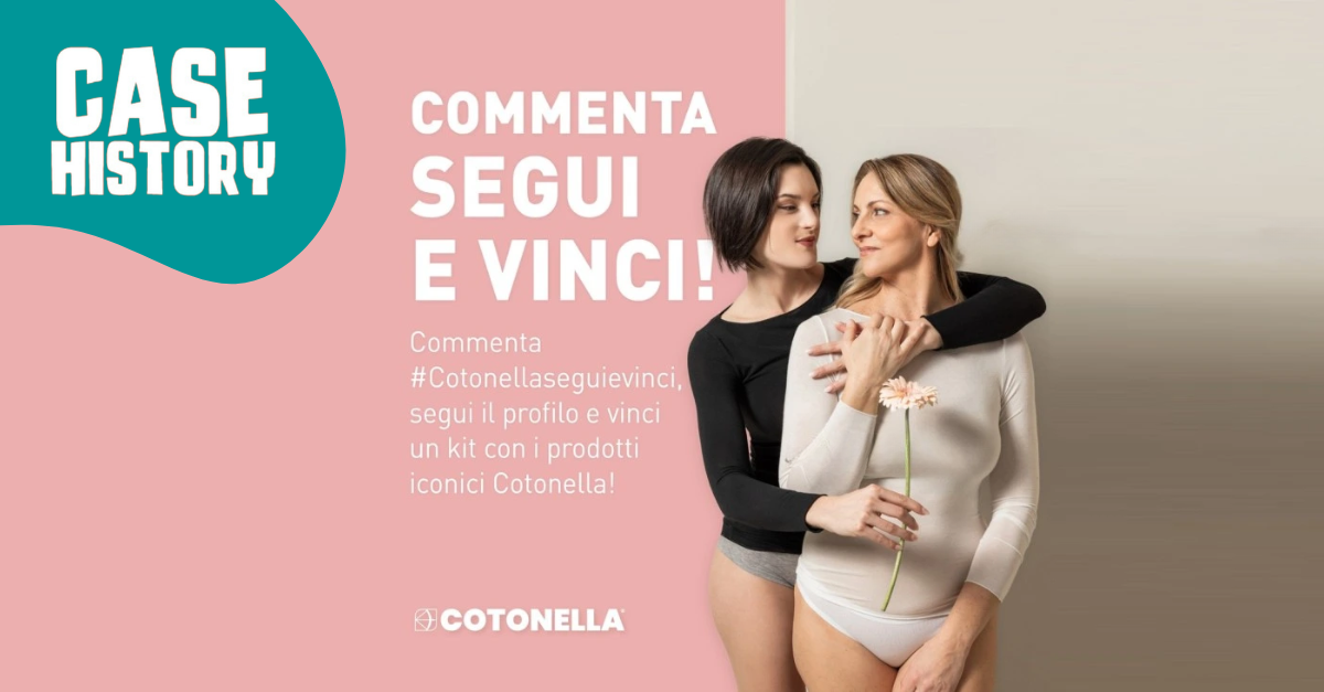 Cotonella Segui e Vinci: un contest Instagram per aumentare follower e visibilità