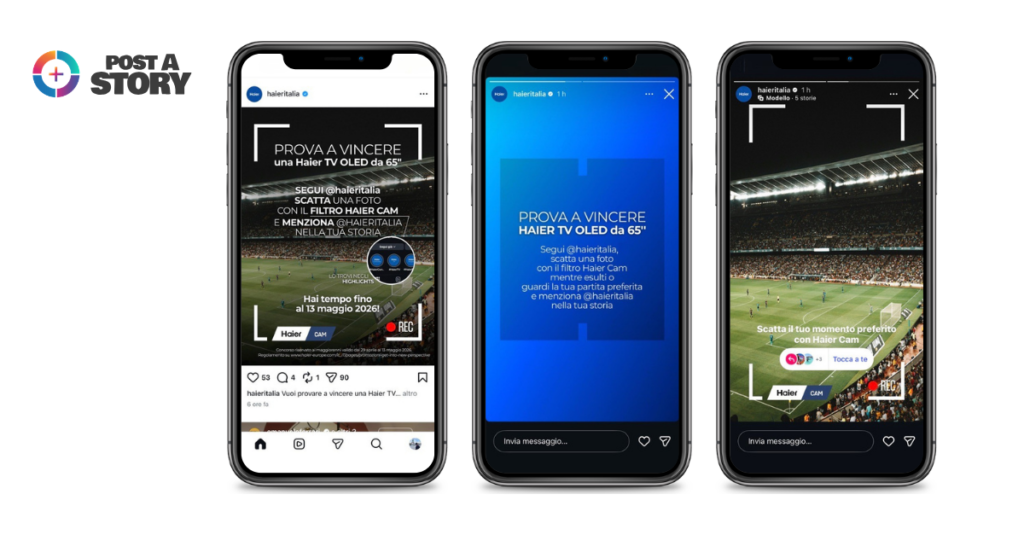 Contest Instagram Haier Wave 2: “Posta una Story” con giuria